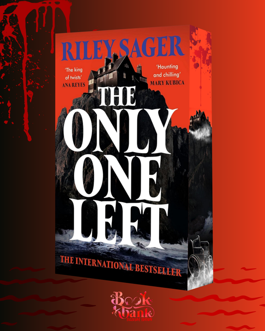 The Only One Left by Riley Sager with Sprayed Edges Exclusive to Book Bank