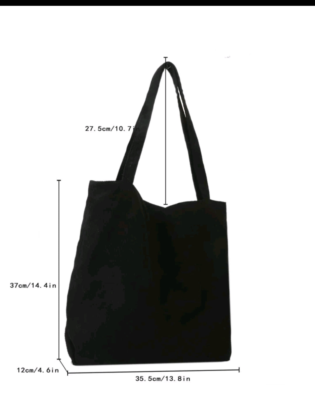 Ribbed Tote Bag