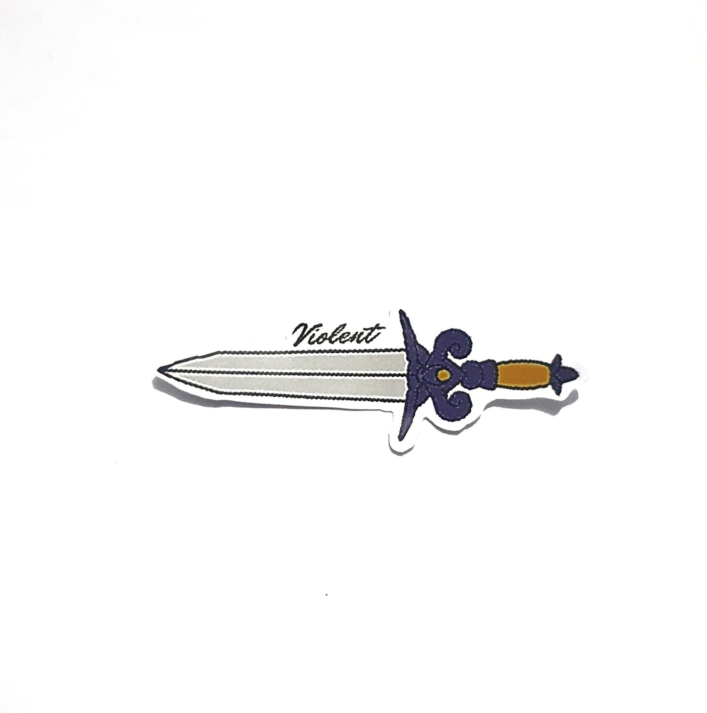 Violent | Dagger | Xaden | Violet Sorrengail | Fourth Wing | Rebecca Yarros Sticker