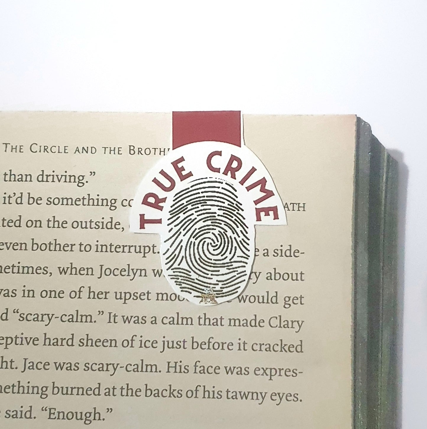 True Crime | Fingerprint | Magnetic bookmark