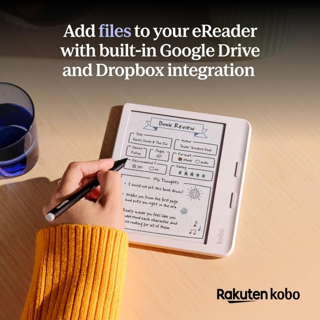 Kobo Libra Colour | eReader | 7” Glare-Free Colour E Ink Kaleido™ 3 Display | Dark Mode Option | Audiobooks | Waterproof