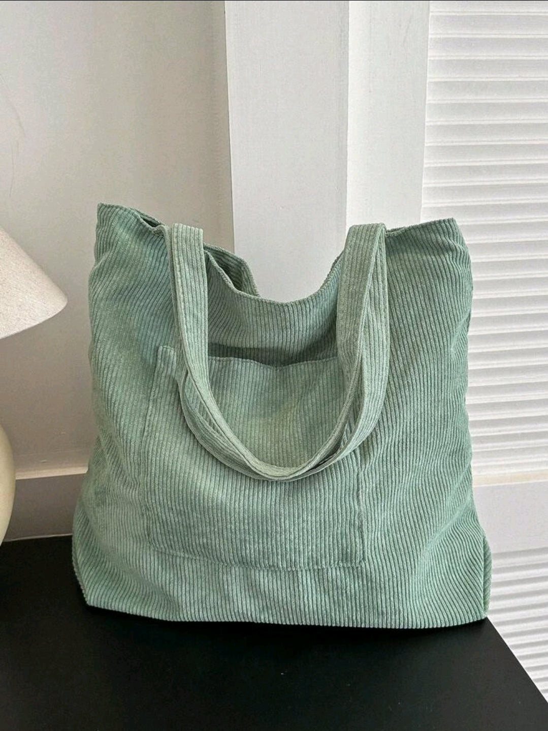 Ribbed Tote Bag