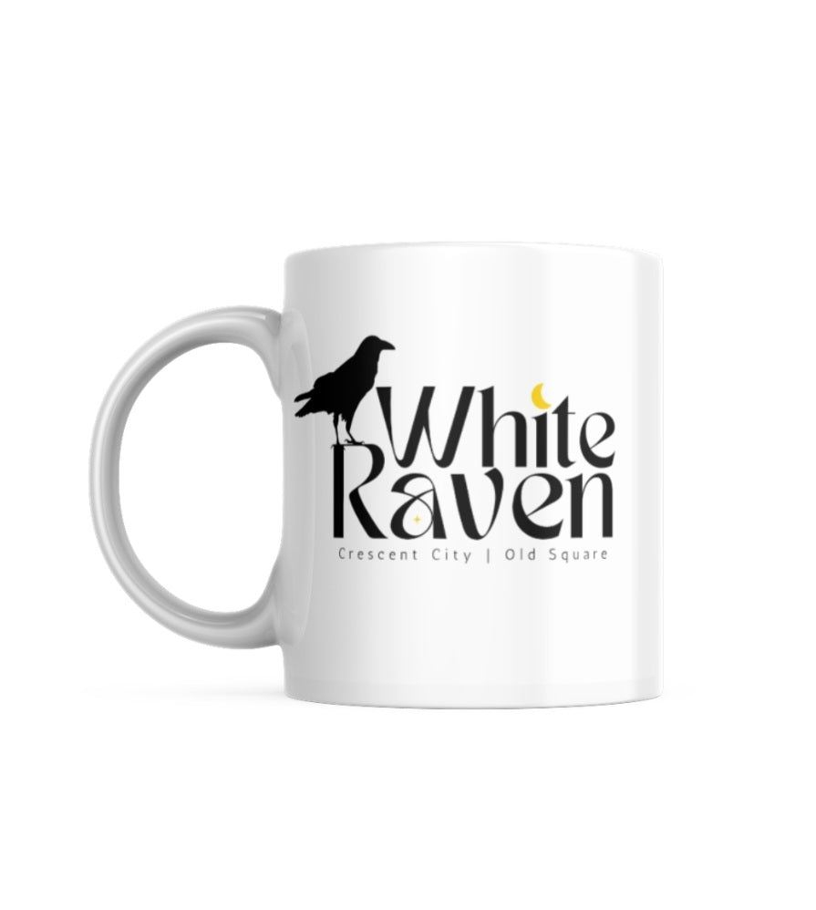 White Raven | Crescent City | Sarah J Maas | Bookish Mug