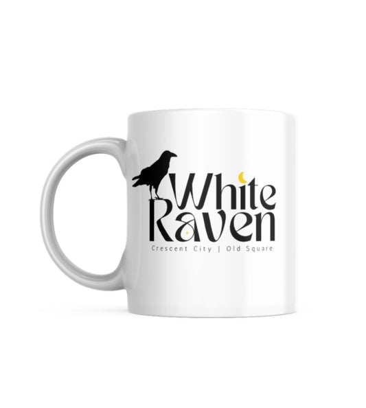 White Raven | Crescent City | Sarah J Maas | Bookish Mug