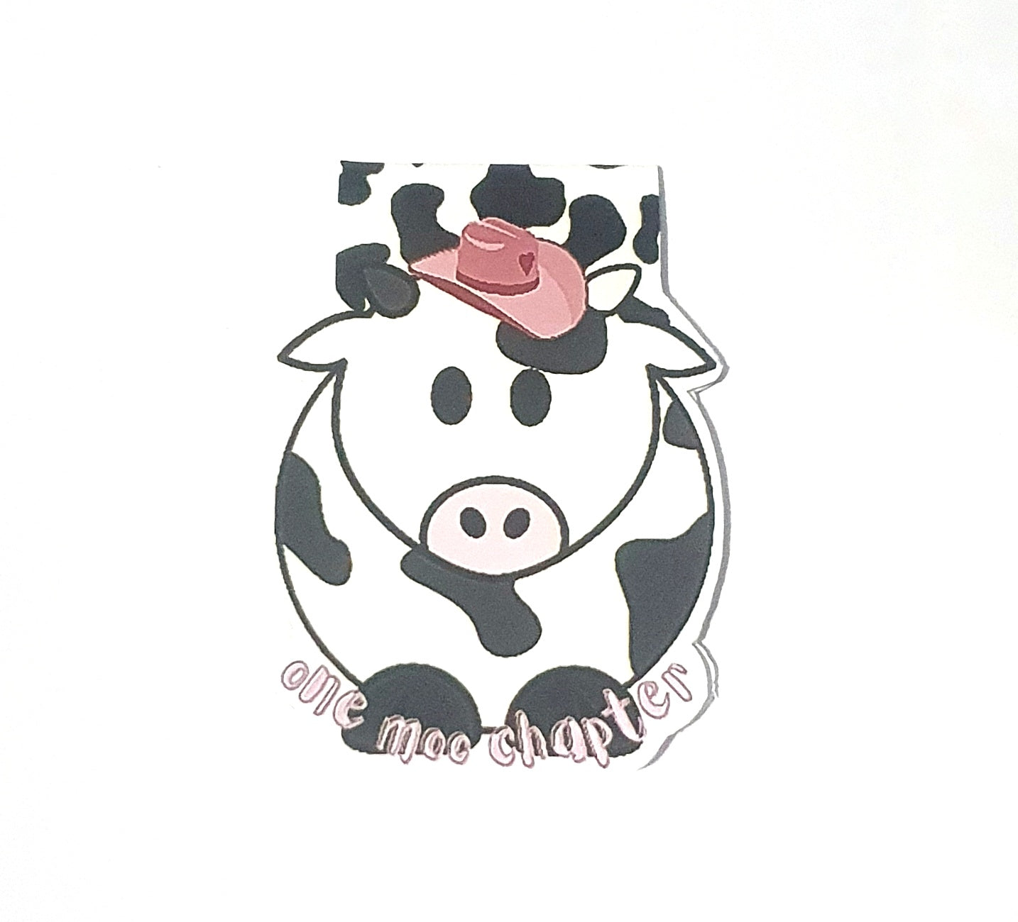 One Moo Chapter | One More Chapter Cow Magnetic Bookmark