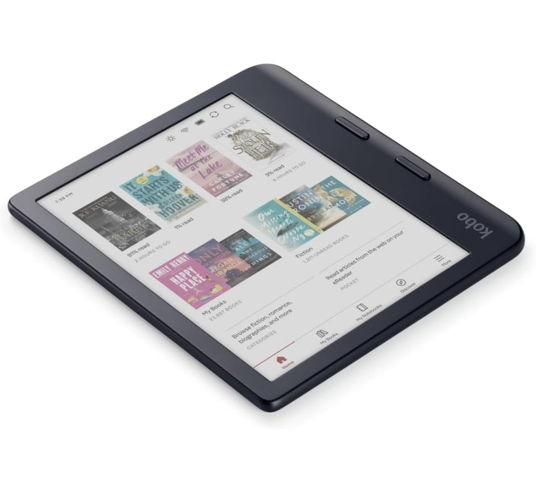 Kobo Libra Colour | eReader | 7” Glare-Free Colour E Ink Kaleido™ 3 Display | Dark Mode Option | Audiobooks | Waterproof