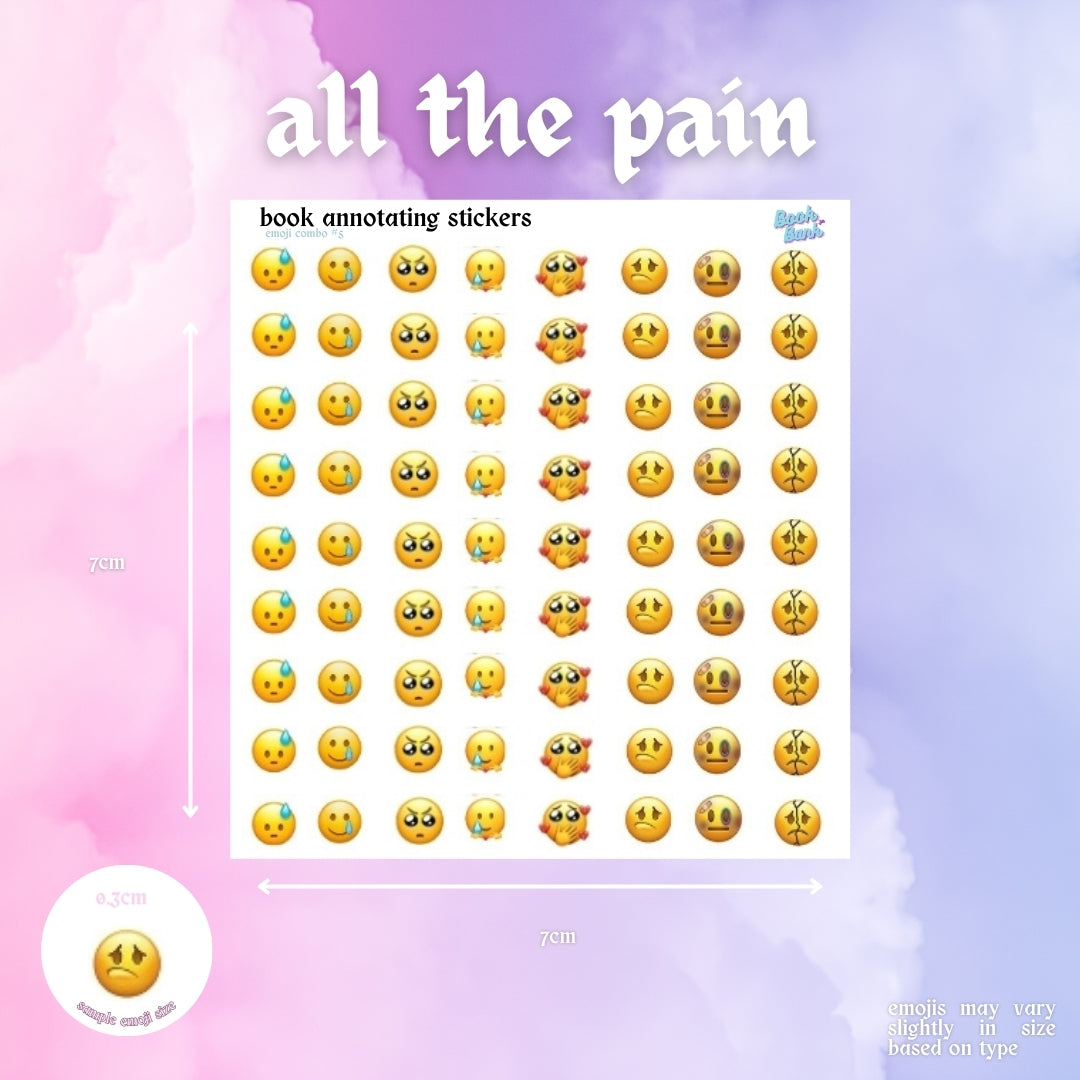 Mini Emoji Sticker Sheets | Combos