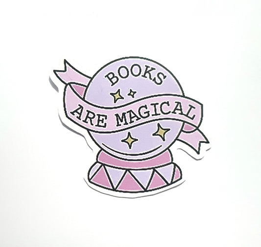 Books are Magical | Crystal Ball Sticker